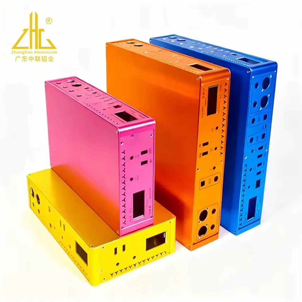 Powder Coating 6063 Extruded Aluminum Shell (3)